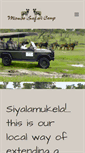 Mobile Screenshot of miombosafaricamp.com
